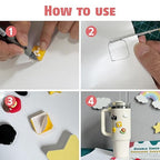 25 Sheets Clear Double Sided Adhesive Tape - Heavy Duty Sticky Crafts Tape Sheets for DIY Art, Tumbler Wrapping, Home Decoration, Scrapbooking (Strong & Removable)