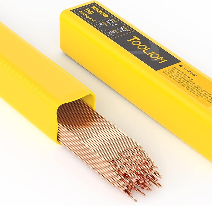TOOLIOM Mild Steel TIG Welding Rod ER70S-6 TIG Filler Rod 1/16" x 16" 5LB Welding Wire