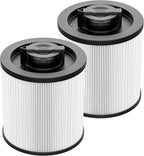 DXVC6910 Cartridge Filter Replacement Compatible with DeWalt DXV06P DXV09P DXV10P DXV10PL DXV10SA DXV12P DXV14P DXV16P Wet/Dry Vac Vacuum Cleaner (NOT fits for DXV06G/ DXV08S) 2 Pack