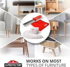 X-Protector Furniture Pads Preparation Set - Includes Metal File, Microfiber Cloth & 20 Cleaning Wipes - Furniture Surface Prep Kit for Easy Installation of Furniture Pads!