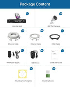 Loocam PoE Security Camera System 2TB HDD, 4MP Wired Bullet PoE IP Cameras, Person Vehicle Detection, 8CH 5MP NVR 24/7 Recording CCTV Home Surveillance Outdoor Indoor, Remote Access, Night Vision