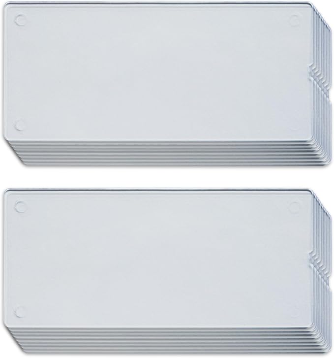 BLUE GINKGO 16 Dividers - Compatible with Medium 16-Drawer Storage Cabinet (16-Pack) - Clear