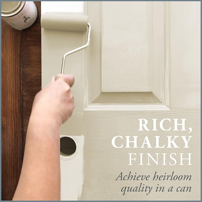 AMY HOWARD AT HOME Chalk-Based One Step Paint for Furniture, Cabinetry, Decor, Finish, and More | No Stripping, Sanding, or Priming | Ultra-Light Base | 16 Ounce | Almond Daze