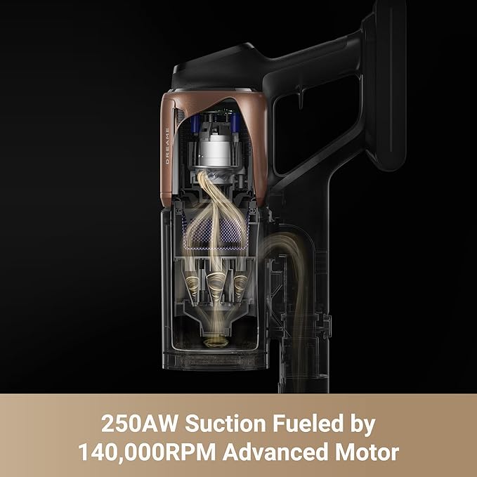 DREAME Z20 Station Cordless Stick Vacuum Cleaner with Dust Removal Hub, Dust Reveal Omni-Brush, 250AW Powerful Suction for Multi-Surface, Up to 90min Running Time, Smart Detection Upright Vacuum