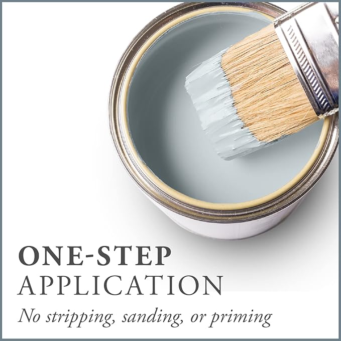 AMY HOWARD AT HOME Chalk-Based One Step Paint for Furniture, Cabinetry, Decor, Finish, and More | No Stripping, Sanding, or Priming | Ultra-Light Base | 16 Ounce | Robins Egg