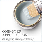 AMY HOWARD AT HOME Chalk-Based One Step Paint for Furniture, Cabinetry, Decor, Finish, and More | No Stripping, Sanding, or Priming | Ultra-Light Base | 16 Ounce | Robins Egg