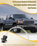 LS44 Bulb Socket Multi-Purpose Lamp Light Fit for Chevrolet GMC Buick Cadillac Oldsmobile Pontiac Saturn, for Tail Light Socket&License Plate Light Socket&Fog Light Socket