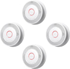 Smoke & Carbon Monoxide Detectors 10-Year Battery, Photoelectric Sensor & Test-Silence Button - UL217-9th Listed Fire Alarms for Home Safety (4 Pack)