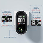 Carbon Monoxide Detectors, Plug in Wall, 3-in-1, with Large Display Screen,for CO Unit,Temp Value,Hum Value,4 Color Alert lcons, Adjustable Brightness Design