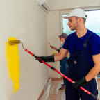 Bamllum 4 Pairs Black Rubber Dishwashing Gloves - Reusable Cleaning Gloves for Kitchen, Household, Anti-Slip, Flexible & Long-Lasting (Small)