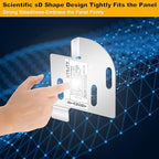 Generator Interlock Kit Compatible with Square D Electric HOMCGK2C Homeline Cover Generator and QOM2 Frame Size Main Breaker,for Use on Indoor QO 150 amp - 225 amp Main Breaker. (Fixed bracket 1.5 in)