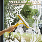 3 in 1 Spray Squeegee, 3 in 1 Window Cleaning Scraper, Window Squeegee with Sprayer for Home, Car, Tiles & Glass (White)