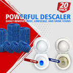USKICH 20 Pack Toilet Bowl Cleaner Tablets,Blue Automatic Toilet Tank Cleaners, Long-Lasting Household Toilet Cleaners,Toilet flush Cleaning & Deodorizer