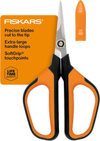 Fiskars Comfort Loop Pruning Snips, Garden Gifts for Women, Extra Large SoftGrip Handle, Yard and Garden Tools 7", Orange/Black