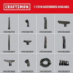 CRAFTSMAN CMXEVBE17590 9 Gallon 4.25 Peak HP Wet/Dry Shop Vac, Portable Shop Vacuum Wet and Dry with Filter, Dust Bag, Hose and Attachments for Home, Garage and Automotive Cleaning