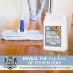 ProCare Citrus Floor Cleaner Concentrate (Made in USA) | Vinyl, Wood, Tile, Stone & Laminate Floor Cleaner For Mopping, Household Supplies, Cleaning Solution For Kitchen & Bathroom - 1 Gallon