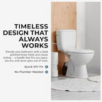 Qualihome Toilet Handle Replacement (Brass Polished, Side Mount)