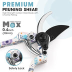 WORKPRO 5PCS Garden Tool Set, Aluminum Heavy Duty Gardening Tool Set with Bag, Outdoor Garden Hand Tools, Gardening Gifts