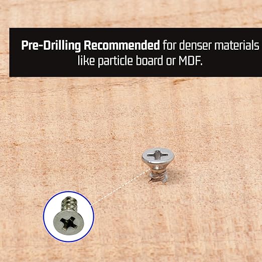 Bolt Dropper #4 x 1/4" Stainless Steel Flat Head Phillips Wood Screw (100 Pack), 18-8 (304) Stainless Steel Sheet Metal Screws - Type A Point, Plain Finish