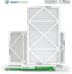 14x25x1 Air Filter 4 Pack, MERV 8 Pleated Dust Defense Air Filters Replacement Air Conditioner HVAC AC Furnace Filter, Durable and Lightweight