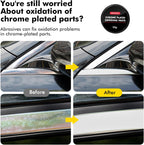 Metal Polish Restorer and Protectant, Chrome Cleaner and Polish for Cars, Removes Oxidation and Discoloration from Metal, Aluminum, Stainless Steel, Brass, Chrome and More