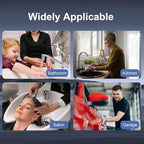 6.5kW 240V Mini Instant Hot Water Heater 1 Point of Use, Sleek Design, LED Temp. Display, Big Knob Control, 86-131℉ Thermostatic On Demand Electric Tankless Water Heater for Kitchen or Bathroom