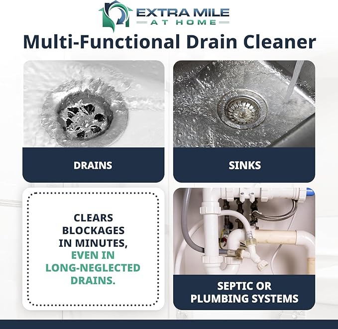 Ultimate Drain Opener Kit, 2 Pack Hair and Grease Remover with Gloves and Drain Cleaning Tools