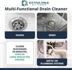 Ultimate Drain Opener Kit, 2 Pack Hair and Grease Remover with Gloves and Drain Cleaning Tools