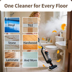 2 Pack Floor Cleaner Compatible with All Robot Vaccum and Mop, Wet Dry Vacuums, for Roborock, Tineco, Dreame, Shark, Bissell Mops, 16.9 FL.oz, Concentrate, Dilution Ratio 1:200, Orange Scent