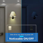 LIDER Combination Dual Dimmer Light Switch Control, 2 Sliding Light Controls, Single Pole, 400W CFL/LED, 600W Incandescent/Halogen, UL Listed, Wall Plate Included, Light Almond, 2 Pcak