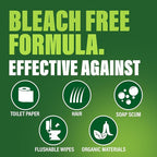 Green Gobbler Drain Clog Remover & Drain Cleaner Powder, 20+ Treatments, Maintenance Breaks Down Grease, Paper, Fat & Oil, Septic Safe