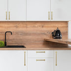 COTYKILEY 10 Pack 10 Inch(254mm) Brushed Brass Cabinet Handles Gold Kitchen Cabinet Pulls Cabinet Door Handles Kitchen Cabinet Hardware