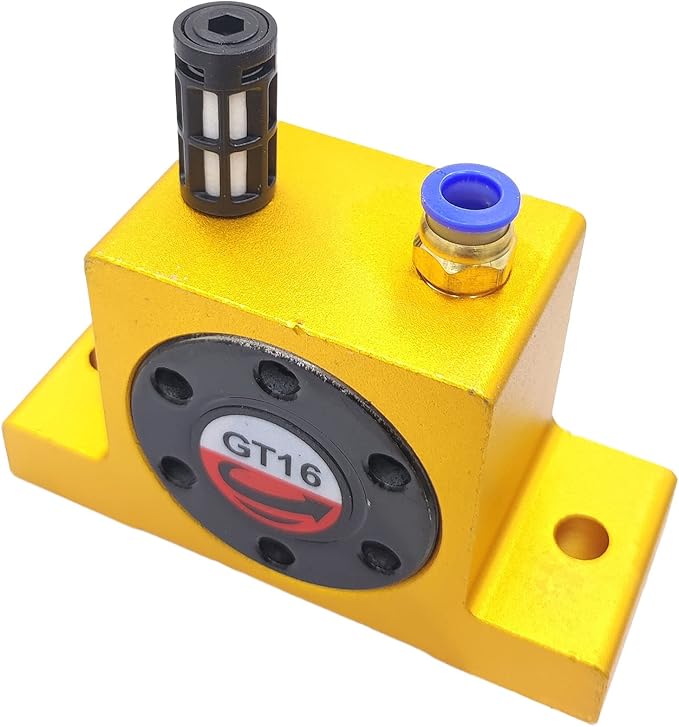 GT16 Pneumatic Air Turbine Vibrator G 1/4" Industrial Pneumatic Turbine Vibrators Golden GT-16 Series