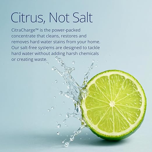 NuvoH2O Advanced 3-Stage Citrus, Salt-Free Water Filter System + Water Softener with Carbon and Sediment Filtration – Healthy & Pure Water – Removes Hard Water Build Up (Whole Home Trio System)