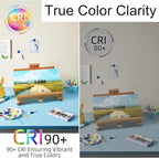 Candelabra Light Bulbs 40 watt Equivalent, Chandelier Light Bulbs Dimmable E12 LED Bulb, B10 Candle Light Bulb 5000K Daylight, 90+CRI, 400LM, Cear Glass, 24 Pack