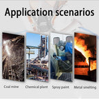 Reusable Half Face Gas Mask with Safety Glasses, Filters - For Painting, Welding, Woodworking