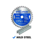 Evolution Power Tools 180BLADEST Steel Cutting Saw Blade, 7-Inch x 36-Tooth, Silver