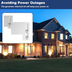 Generator Interlock Kit for Eaton Cutler Hammer Challenger, 150-200 Amp Panels, 1 1/4 to 1 1/2 Inch Breaker Spacing, Safe & Easy Home Generator Connection(BR-200)