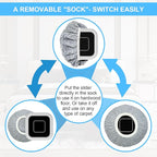 New Upgrade Furniture Movers Sliders, 8+8 Pack 4.3" Multi-Surface Furniture Sliders with Groove Design, 8PCS Moving Pads and 8 Hardwood Socks, Protect Floor and Easily Move Furniture