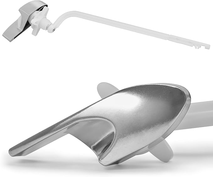 Kohler Toilet Flush Handle Replacement, Fits Side Mount Toilet Tank Lever, Chrome Polished