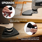 104Pcs Oscillating Tool Detail Sanding Pads Kit 2Pcs Triangle Sanding Pads and 2Pcs Finger Sanding Pad 100Pcs Multitool Sandpaper Grit Fit for Finishing Wood Sanding Plaster