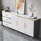 10 Pack 6.3 Inch(160mm) Hole Center Modern Brushed Champagne Bronze Cabinet Pull Handle Timeless Vanity Drawer Pull Handle Classic Cabinet Hardware for Kitchen Bathroom, Champagne(6.3x10)