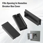 Breaker Cover Plate for Schneider Electric Squared D by Filler Plates HOMFPCP Circuit Breaker Cover 1 inch 6-Pack