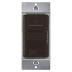 TOPGREENER Kalide Light Switch and 3-Speed Ceiling Fan Control Combo, in Wall Light and Fan Combination Switch, Single Pole, 2.5A, 720W, Neutral Wire Not Required, TGSFS3-BR, Brown