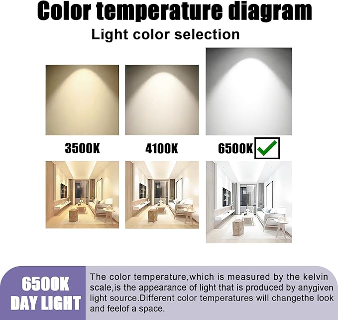 amgolibi T5 14W 6500K Fluorescent Tube, 22 Inches F14T5/865 Straight Fluorescent Bulb, F14T5/DL Fluorescent Lamp for Counter and Cabinet Fixture, Cool White 1350 Lumen G5 Cap