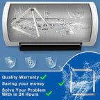 PODOY 44" Flexible Magnesium Anode Rod for Hot Water Heater 3/4" NPT Thread Water Heater Anode Rod Compatible with Rheemm Reliancee Richmondd GEE for Home Water Tank 2 Packs Including Teflon Tape