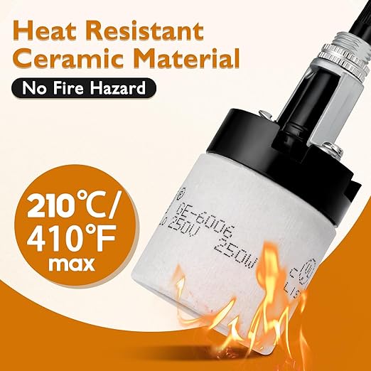 E26 Porcelain Lamp Socket with Rotary Knob Switch - High Temperature Resistance, UL Listed, 250V 250W for Safe Lighting Replacements (1 Pack)