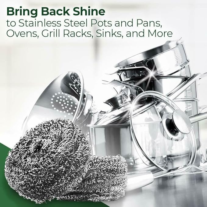 Stanley Home Products Degreaser Concentrate (32 fl. oz.) with Stainless Steel Kitchen & Kettle Cleaner Sponges – Removes Grease & Grime