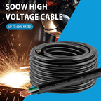 25ft 12/3 12 AWG Portable Power Cable (3 Conductor) - SOOW 600V 12 Gauge Electric Wire for Motor Leads, Portable Lights, Battery Chargers and Machinery - 3 Conductor - 25 Feet Electrical Cord