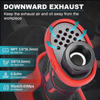 XIIW 3/4 Inch Air Impact Wrench, Max Nut-busting Torque 1950 ft-lbs, Heavy Duty 7000RPM 3/4 Air Drive Impact Gun, Twin Hammer Pneumatic Tool for Automobile Repair